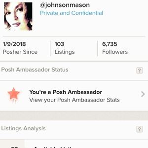 So excited to be Posh Ambassador